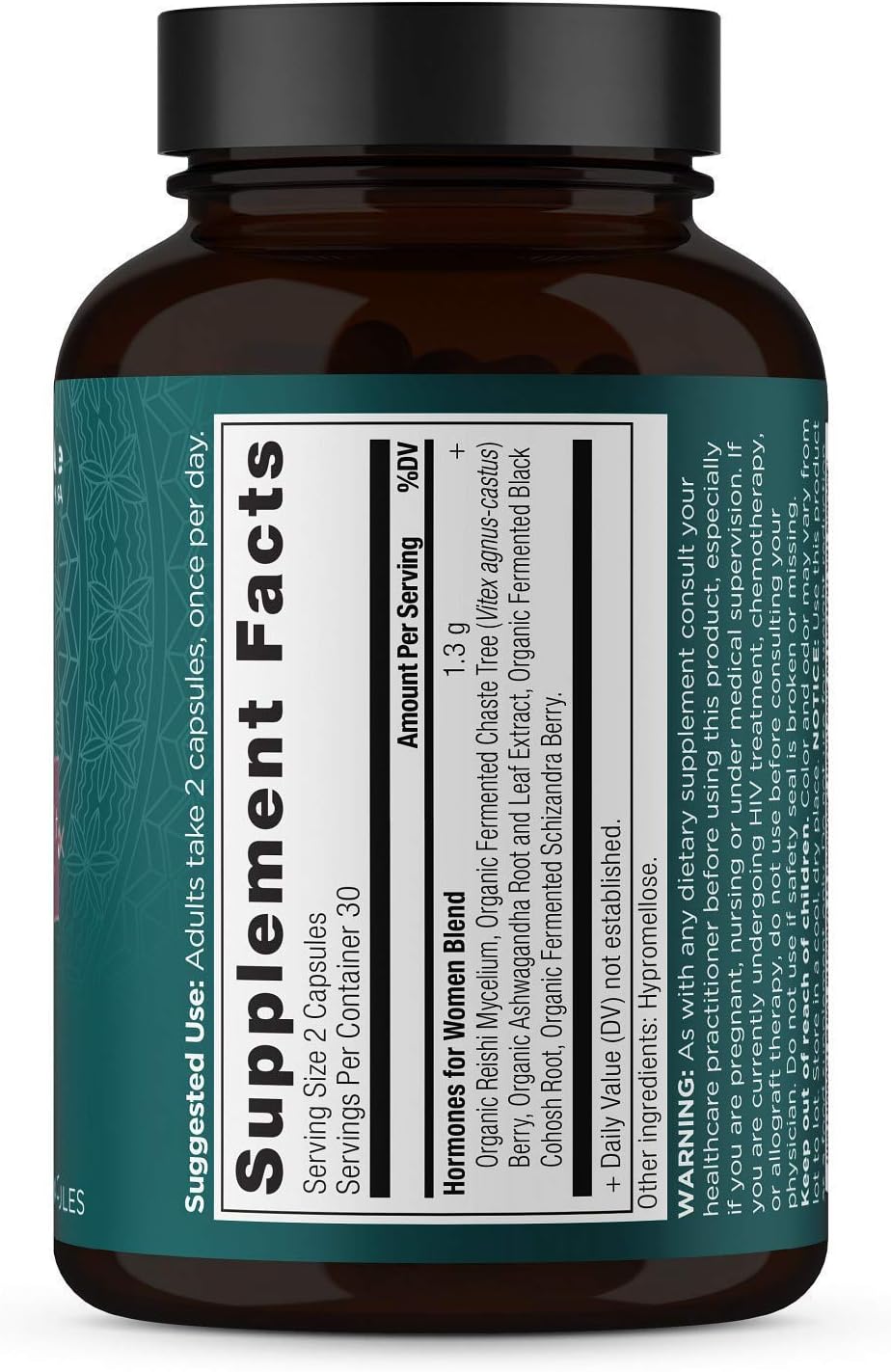Ancient Nutrition Women's Hormones, Helps Reduce Stress, Supports Energy, Hormone Balance, Gluten Free, Paleo and Keto Friendly, 60 Capsules - Image 8