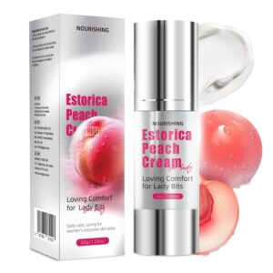 Estorica Peach Comfort Cream for Women – Lightweight Hydrating Formula with Natural Peach Essence – Soothing Moisture for Daily Intimate Skin Care – 30ml
