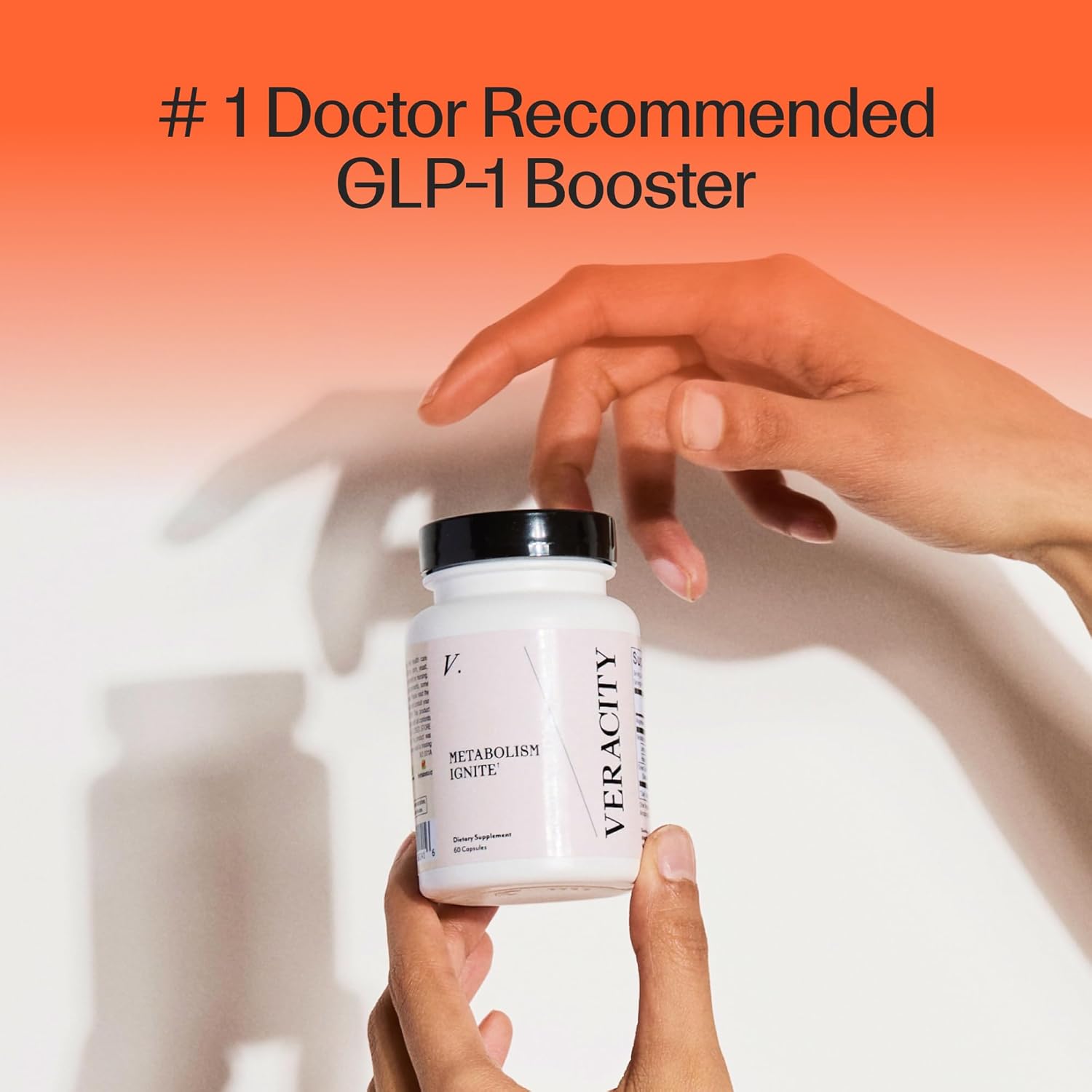 Veracity Metabolism Ignite - Boosts GLP-1 to Reduce Appetite and Cravings for Clinically Proven Weight Loss - Natural GLP-1 & Metabolic Support Supplement - Burns Fat - Side Effect Free - 30 Serving - Image 5