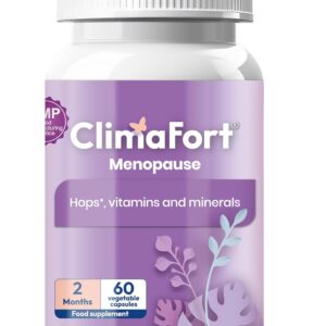 Climafort 60 Day Supply | Menopause Relief Pills | Natural Relief for Hot Flashes, Night Sweats, Mood Swings & Hormone Balance | Hops, Vitamins, and Minerals | 1 Capsule Daily