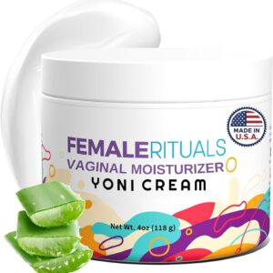 Intimate Vaginal Moisturizer for Women Clinically Tested for Dryness, Itching, Burning & Vagina Odor - All Natural Vaginal Moisture Cream for Feminine Care & Intimate Skin Care 4oz