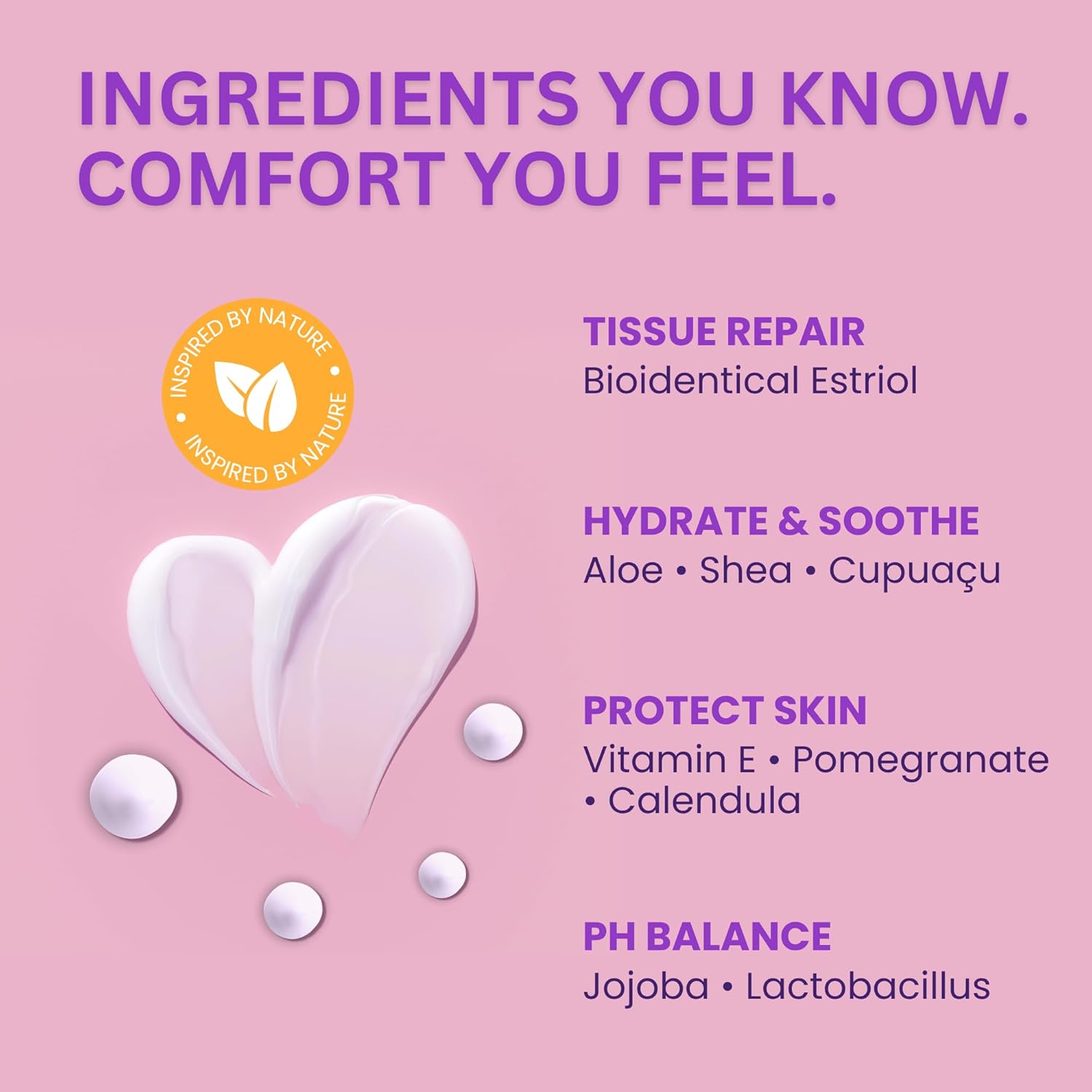 Bioidentical Estriol Cream for Women - Intimate Moisturizing Cream for Women - Menopause Relief for Vaginal Dryness & Vulva Itch – 50g / 1.76 oz (3 Month Supply) - Image 4