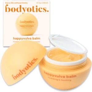 Bodyotics Vulva Balm - Fragrance-Free Vaginal Moisturizer for Dryness, Itching and Discomfort - No Hormones - Soothing Moisture Balm for Silky External Vulval Area - 2oz