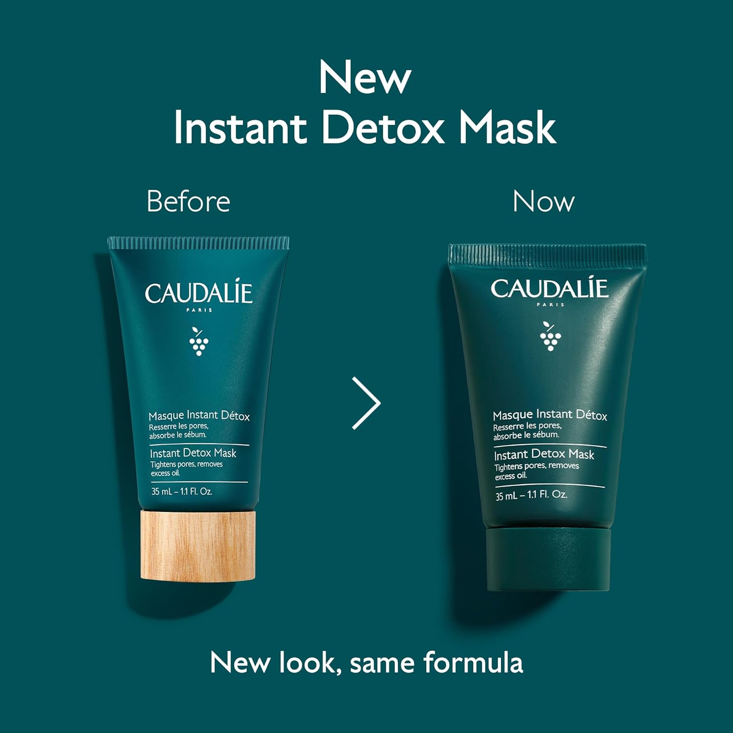 Caudalie Instant Detox Mask Pore Minimizing - Visibly Eliminates Excess Sebum and Visibly Tightens Pores in as Little as 10 Minutes - Image 8