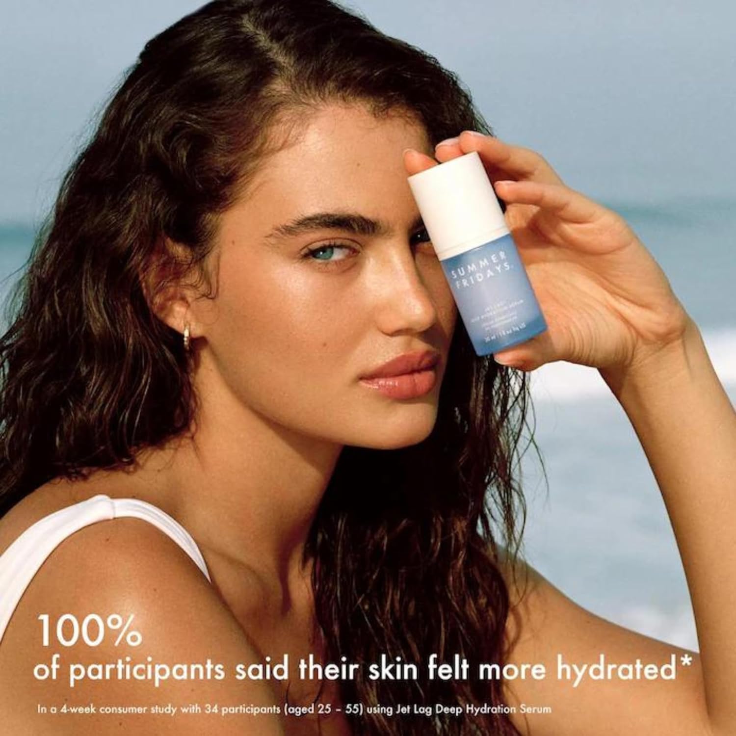 Summer Fridays Jet Lag Deep Hydration Serum - Hydrating Face Serum for Dry Skin with Glycerin & Squalane - Helps Soothe Skin, Improves Skin Barrier & the Appearance of Fine Lines & Wrinkles (1 Oz) - Image 5