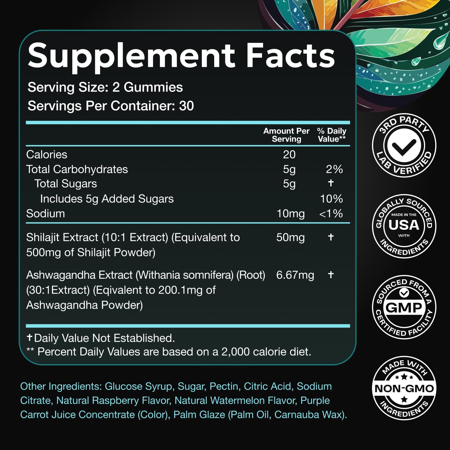 Libido Support for Women Gummies - Fast Acting Intimacy and Mood Support Libido Gummies for Women with Shilajit and Ashwagandha - 60 Ct - Image 2