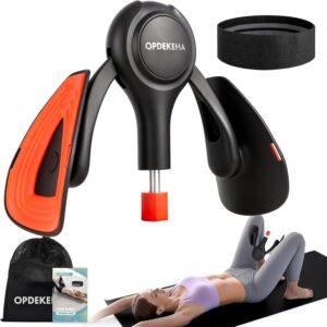 Thigh Trainer for Women, 15-70lb Adjustable Resistance Inner Thigh Exerciser with Resistance Band, Kegel Exercise Equipment for Pelvic Floor Muscle Repair, Yoga & Weight Loss at Home Gym