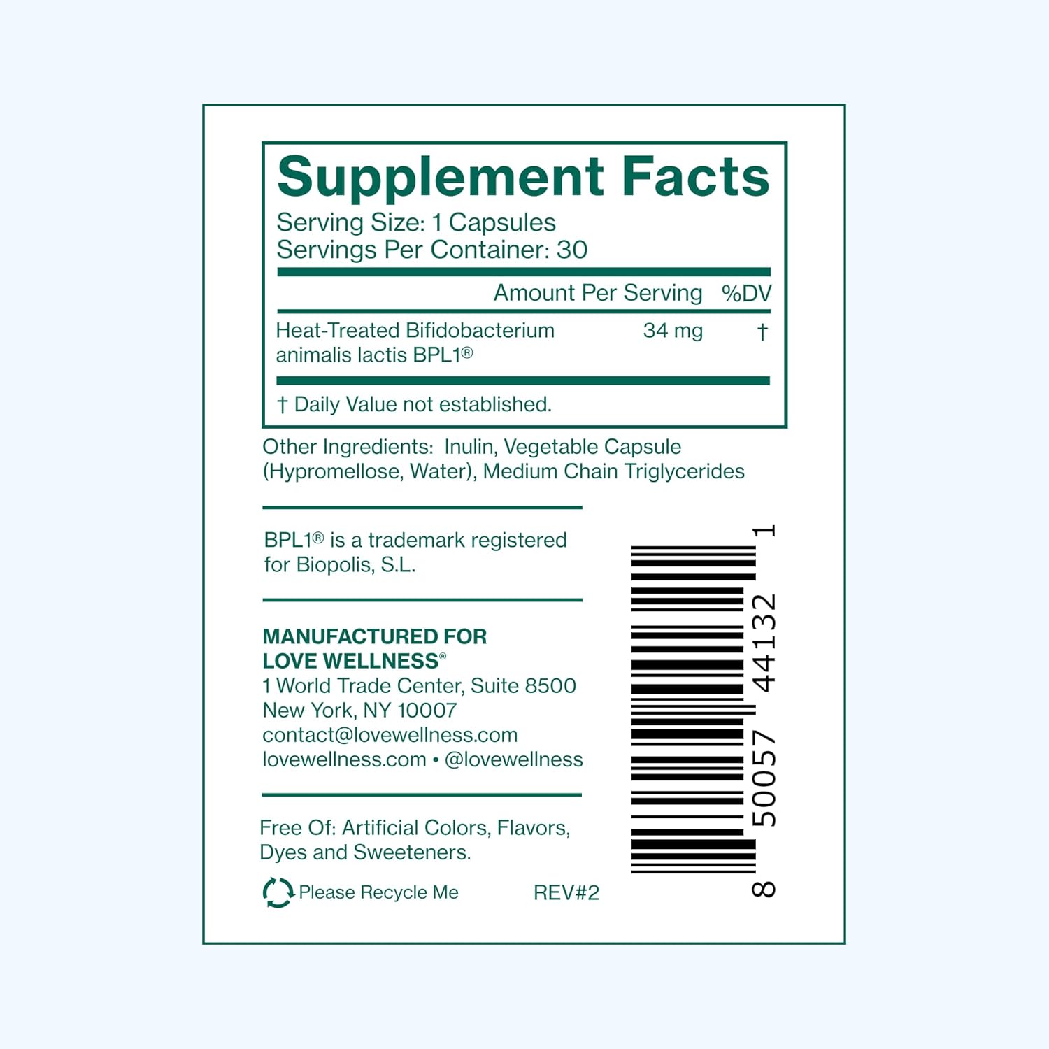 Love Wellness Hello Burn Activate | Support Visceral Fat Burn with HT BPL1 Postbiotic | Supports Healthy Waist Circumference, Longevity and Metabolic Wellness | 30 Count - Image 8