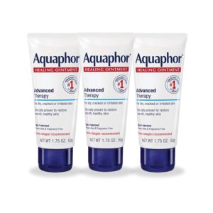 Aquaphor Healing Ointment (Pack of 3) – Advanced Therapy Moisturizer for Dry Skin, Lips & Minor Skin Care (1.75 oz)