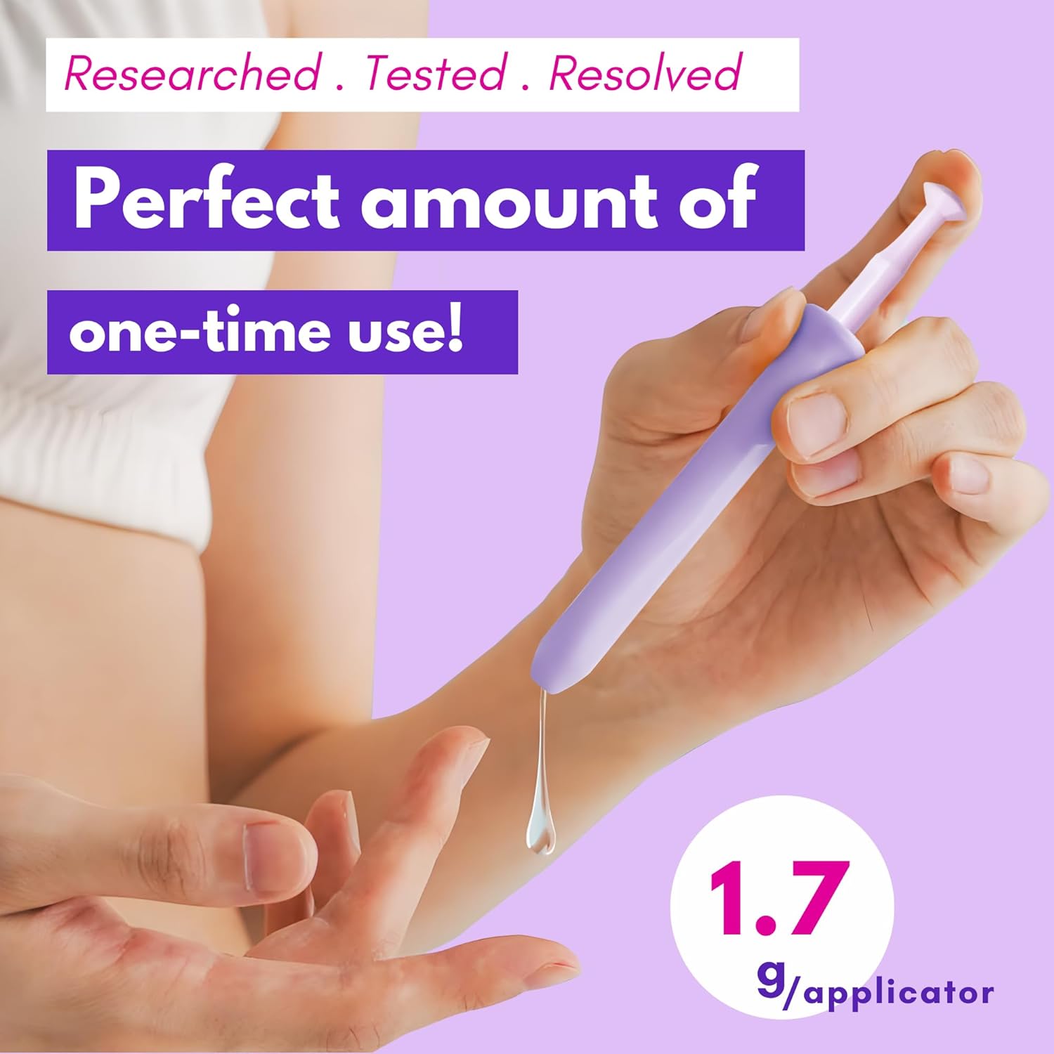 Muun Vaginal Moisturizer - Pack 12 Immediate Intimate Hydration - Dryness Burning Itching Discomfort Relief with Hyaluronic Acid - pH Balance - Estrogen & Hormone Free, Long-Lasting - Image 7