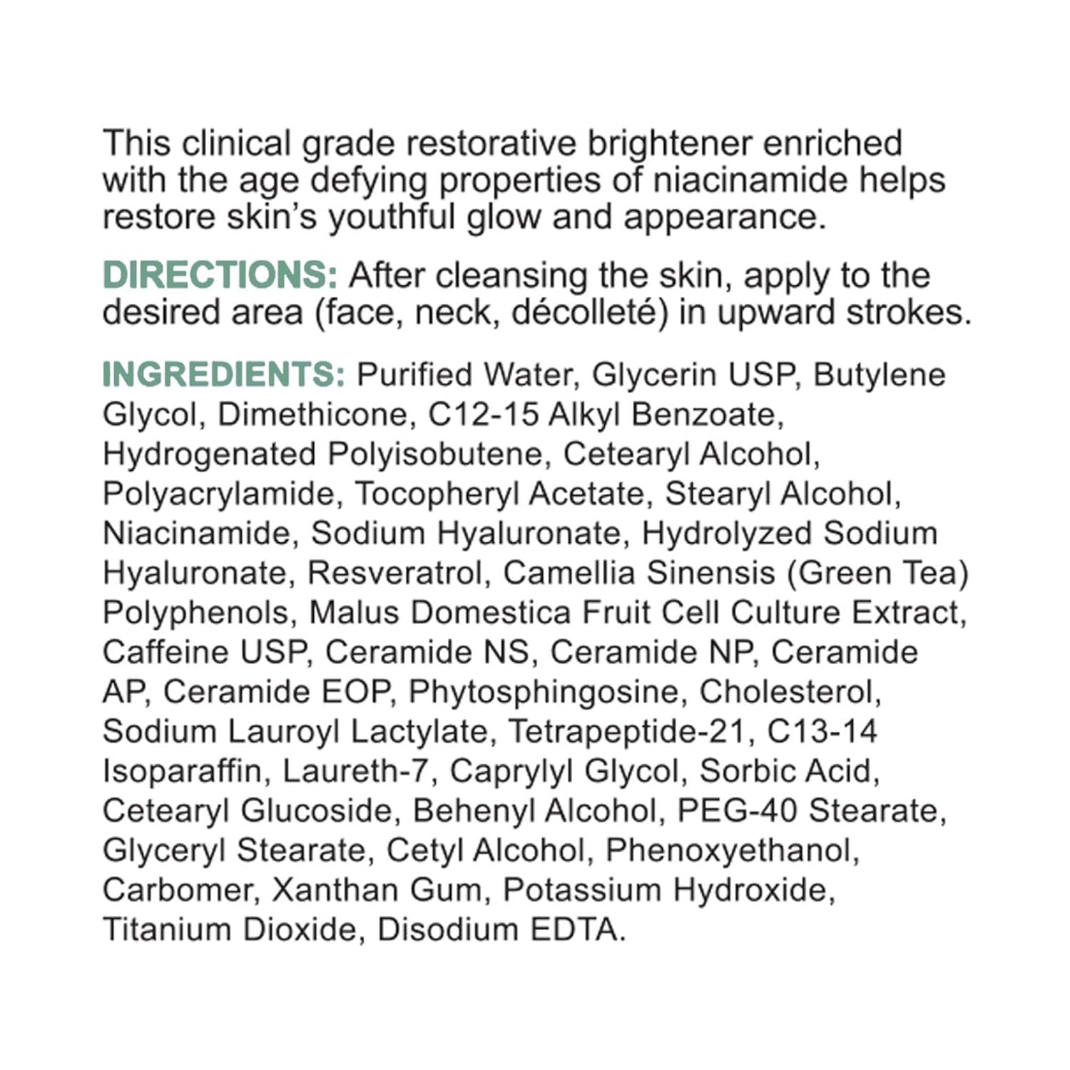 Replenix Age Restore Brightening Face Moisturizer with Hyaluronic Acid, Niacinamide & Ceramides, Medical-Grade Oil-Free Facial Cream for Mature Skin (1.7 oz) - Image 7
