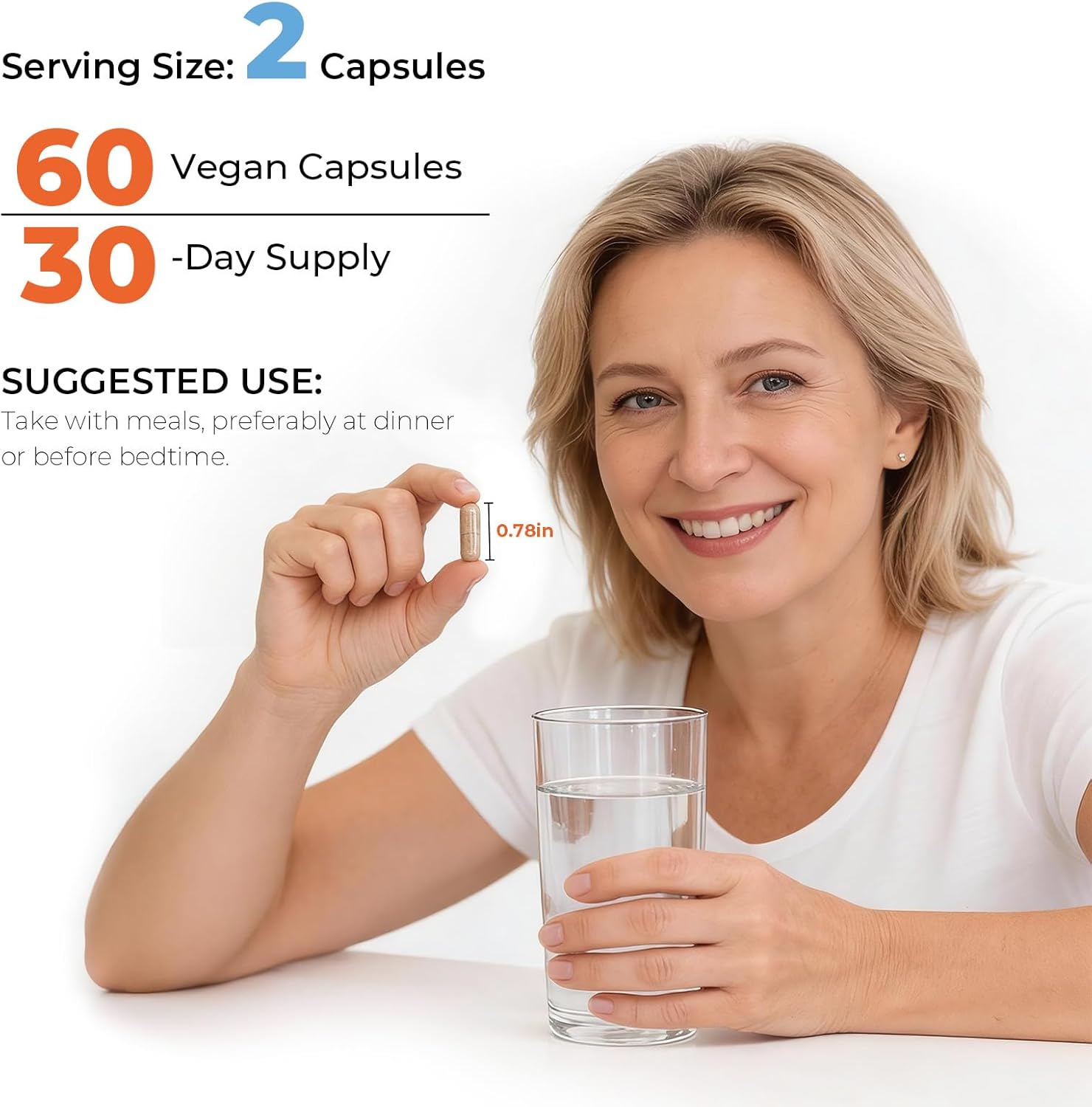 BELLECARE Ashwagandha 600mg with Probiotic & Vitex | Cortisol Reducer, Hormone Balance for Women, Menopause Supplement for Stress, Hot Flashes, Night Sweats, Mood & Sleep Support,60 Count - Image 9