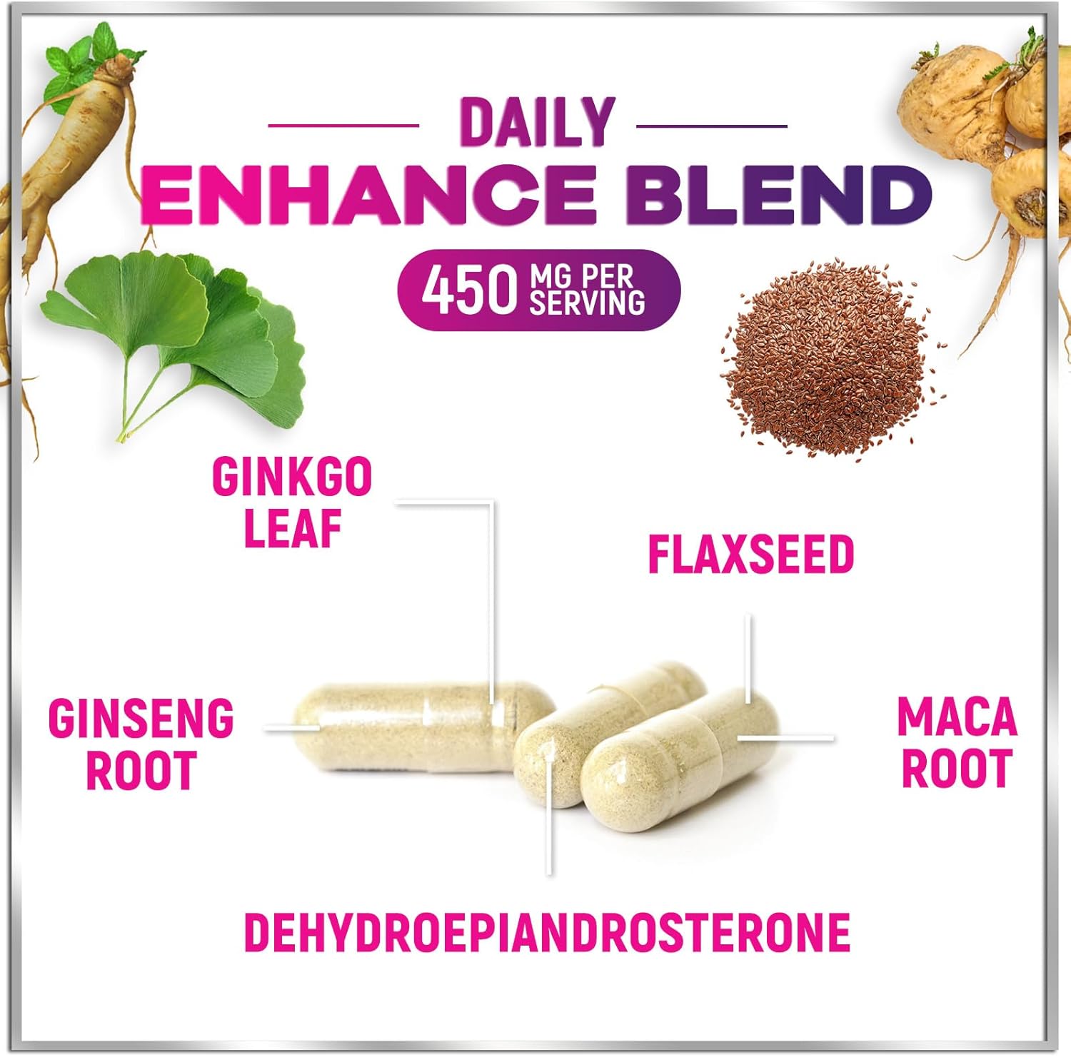 Menopause Supplements for Women - Hot Flash Night Sweats & Menopause Relief Pills - Probiotic Blend 8 Billion CFU Per Serving with Dong Quai & Black Cohosh - Vaginal, Digestive Support - 120 Capsules - Image 7