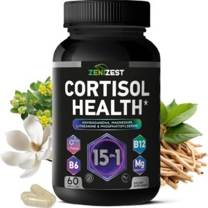 Cortisol Detox Supplement for Women Men (2-Pack)