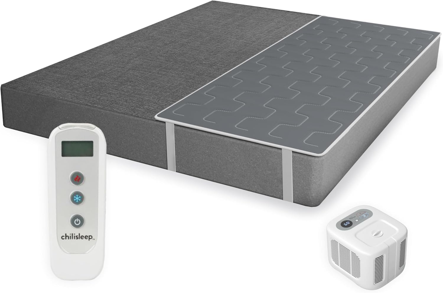 Chilipad Cube Bed Cooling System - Cooling & Heating Mattress Topper, Set Individual Bed Temperature, Cool Sleep Enhancement, Temp Range of 60-115°F, ME Half Queen Bedsize (30"W x 80"L), Model: CP500 - Image 9