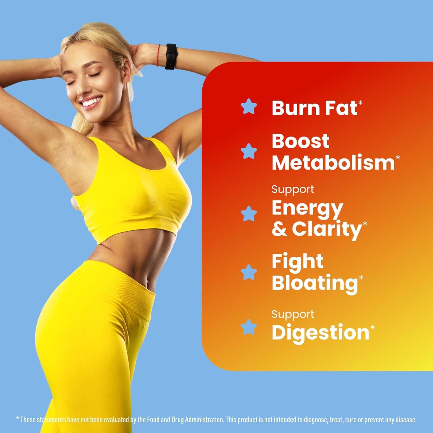 Morning Fat Burner Gummies | Weight Loss for Women & Men | Appetite Suppressant & Metabolism Booster | Thermogenic Belly Fat Burner with Green Tea, Garcinia, Green Coffee Bean & More | 60 Gummies - Image 2