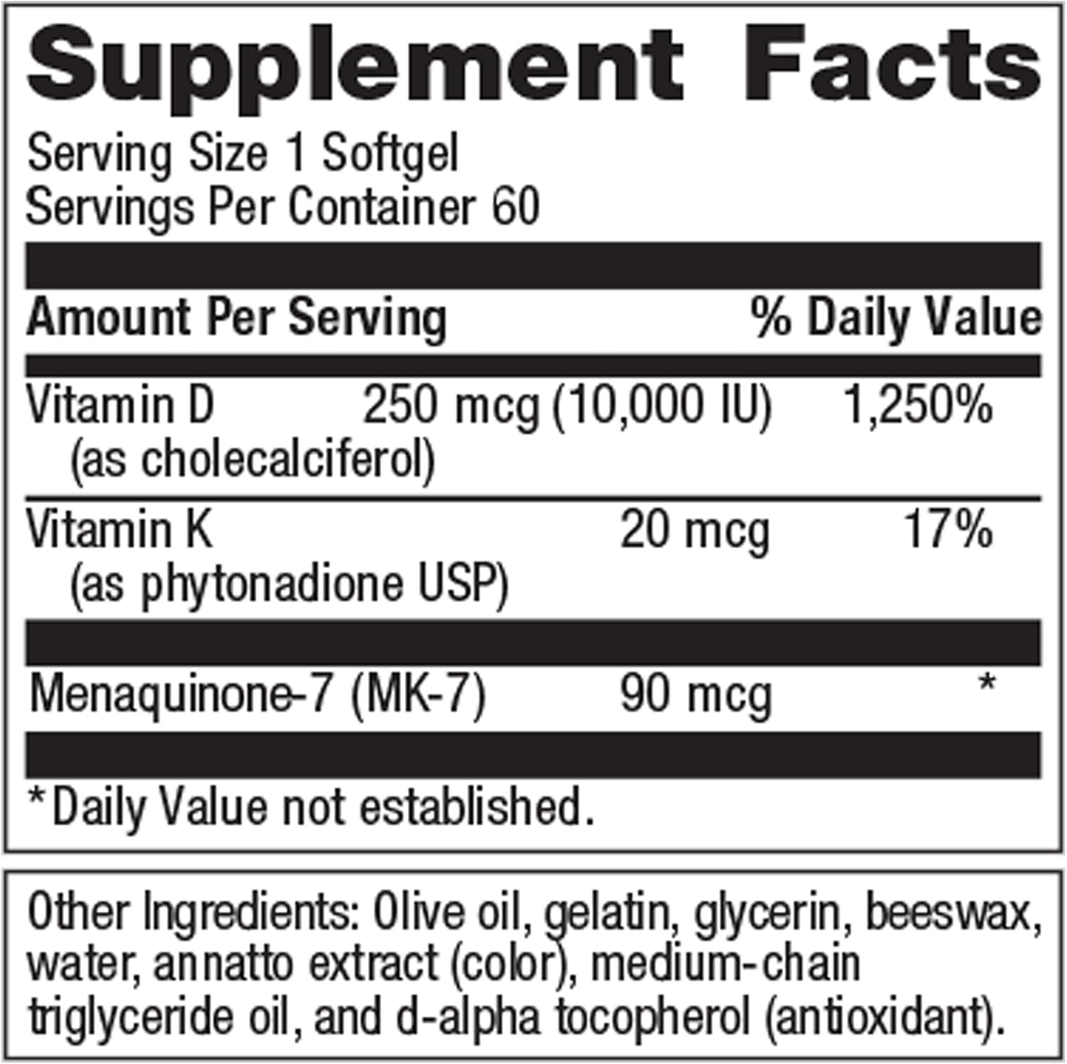 Metagenics Menopause Duo: HerWellness Estrovera - All-Natural, Hormone-Free Menopause Support Supplement - 30 Tablets & Vitamin D3 10,000 + K - for Bone & Heart Health - 60 Softgels - Image 7