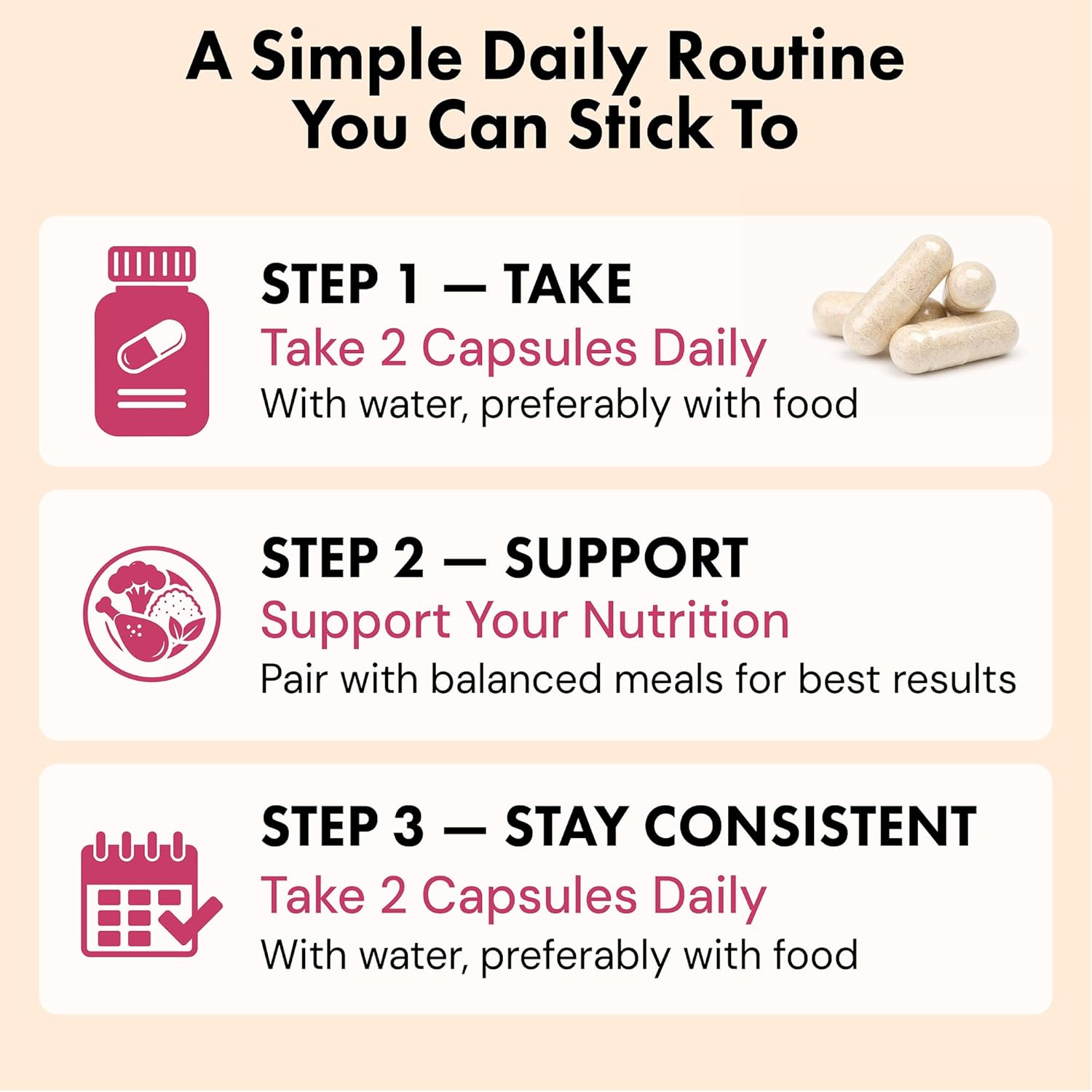 Smart Weight Gainer for Women – Booty Pills, Curves & Shape Support for Healthy Weight Gain, Hips & Glutes – Easy Alternative to Shakes – 60 Pills with Aguaje, Pueraria Mirifica, Dong Quai & more - Image 5