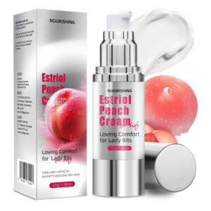 Estriol Peach Cream for Women – Lightweight Hydrating Formula with Natural Peach Essence – Soothing Moisture for Daily Intimate Skin Care – 30ml