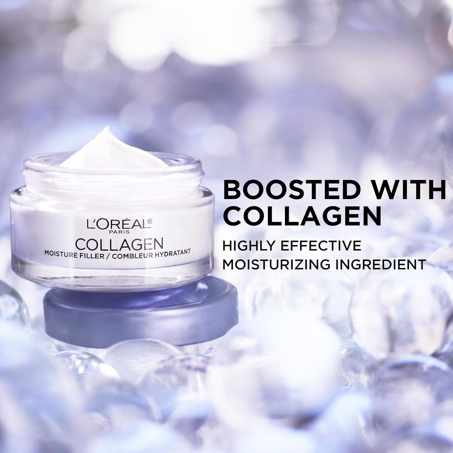 L’Oreal Paris Collagen Daily Face Moisturizer, Anti Aging Face Cream to Reduce Wrinkles and Provide Intense Hydration, 1.7 oz - Image 5