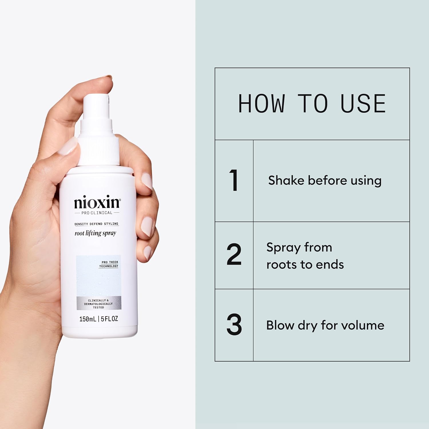 Nioxin Density Defend Styling Root Lifting Spray | Hair Thickening Spray | Texturizes and Volumizes | 5.1 Fl oz. - Image 4