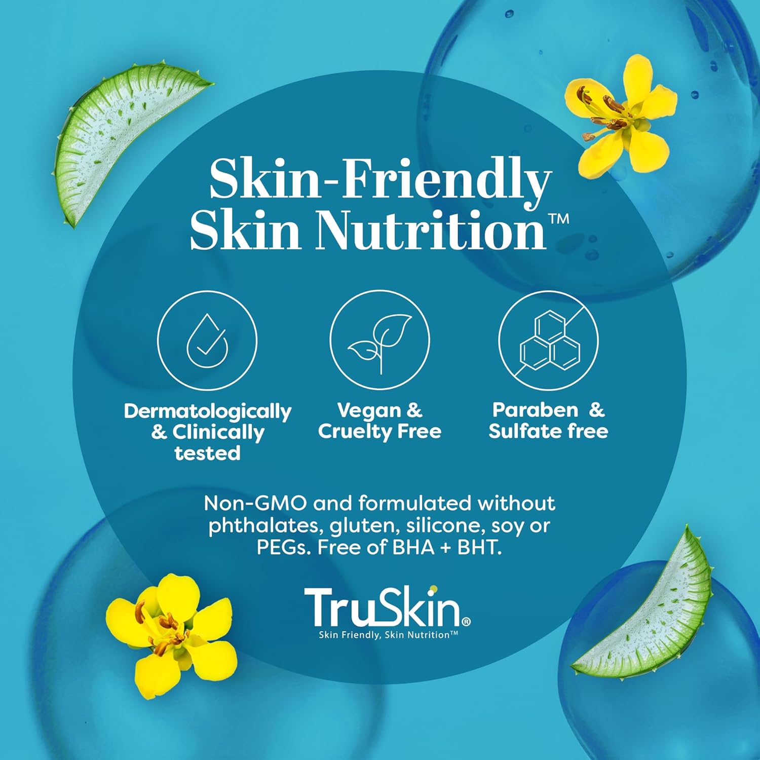 TruSkin Hyaluronic Acid Serum for Face – 7 Ultra-Hydrating Ingredients – Moisturizing & Plumping Facial Serum for Smooth, Healthy-Looking Skin, 1 Fl Oz - Image 7