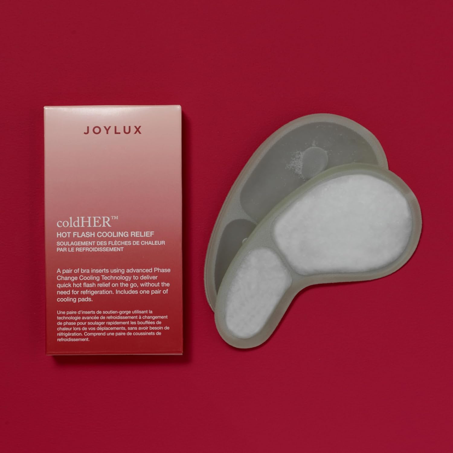Joylux coldHER Cool Pack | Cooling Bra Inserts | Hot Flash Relief | Menopause Relief | Postpartum Care - Image 3