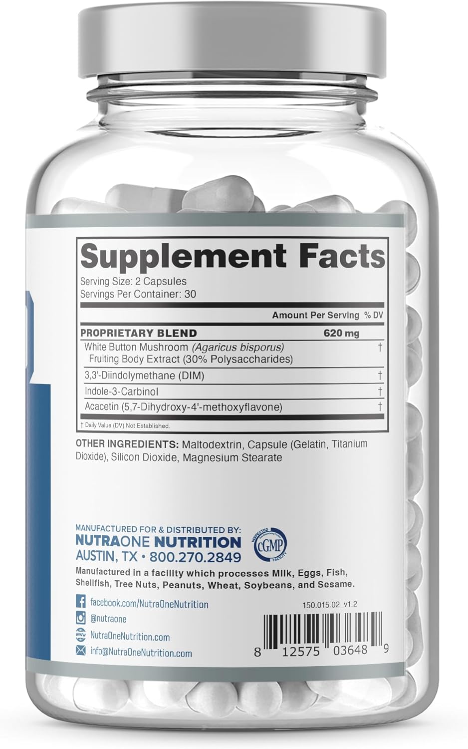NutraOne EstroOne Hormone Support for Men Natural Strength, Mood, and Drive Support* (60 Capsules) - Image 5