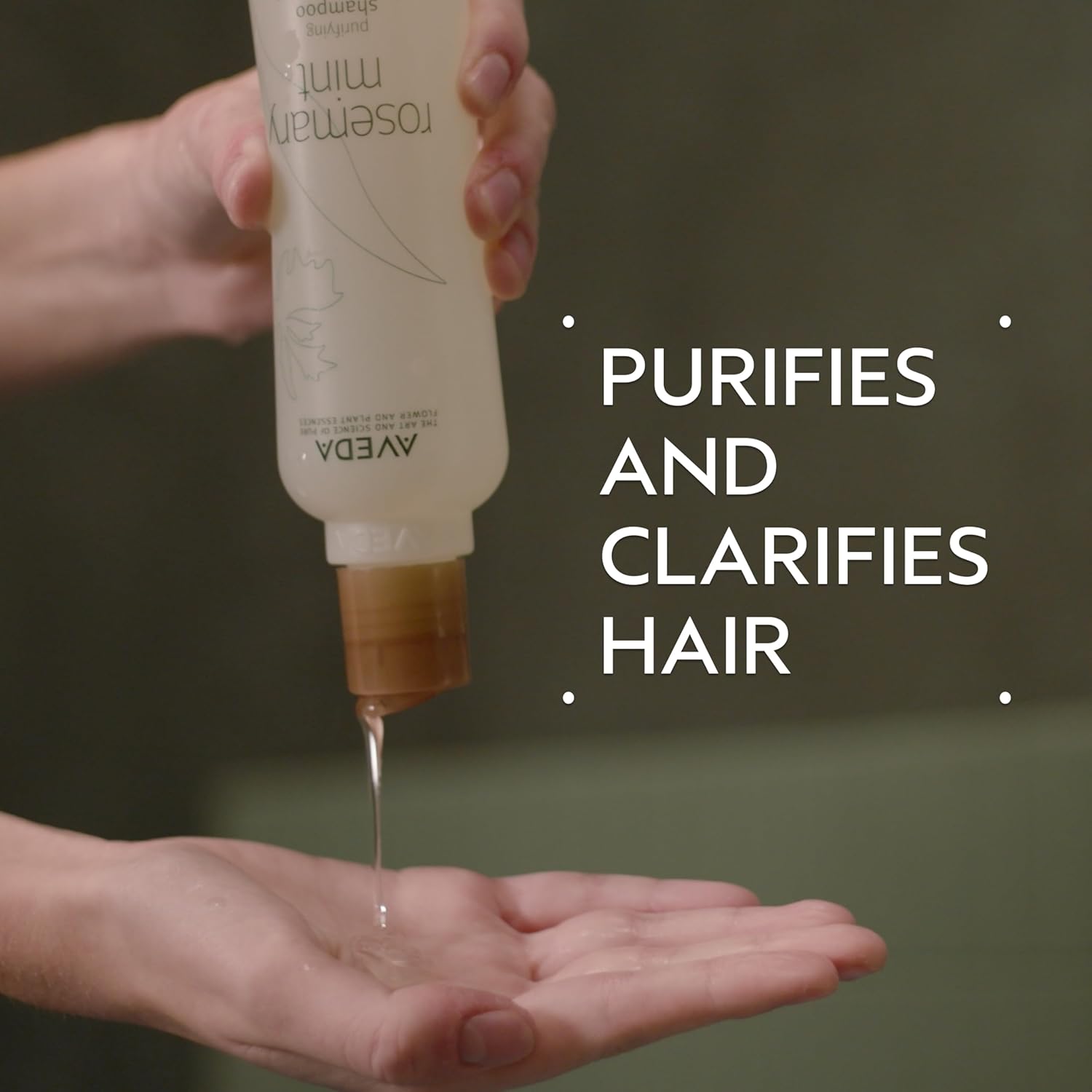 Aveda Rosemary Mint Purifying Shampoo | Clarifying Shampoo | Gently Removes Buildup, Adds Shine | For Normal to Oily Hair, Fine to Medium Hair Types | Invigorating Aroma| 97% Naturally Derived - Image 3