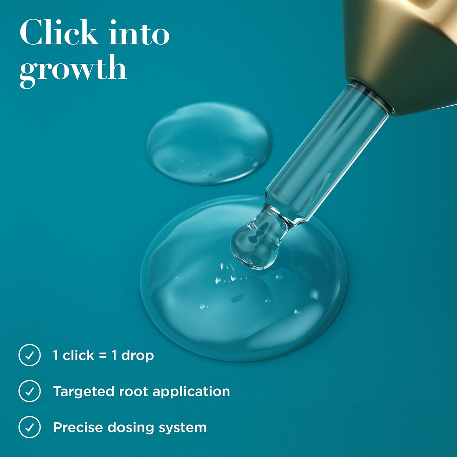 OGX ProGrowth + Peptide Scalp Serum, Strengthens & Densifies by Hydrating the Scalp and Reinforcing Roots to Support Natural Hair Growth, 0.33 fl. oz - Image 4