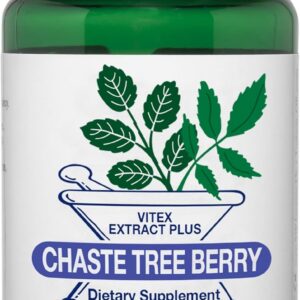 Vitanica, Chaste Tree Berry, Vitex Extract Plus, Vegan, 60 Capsules
