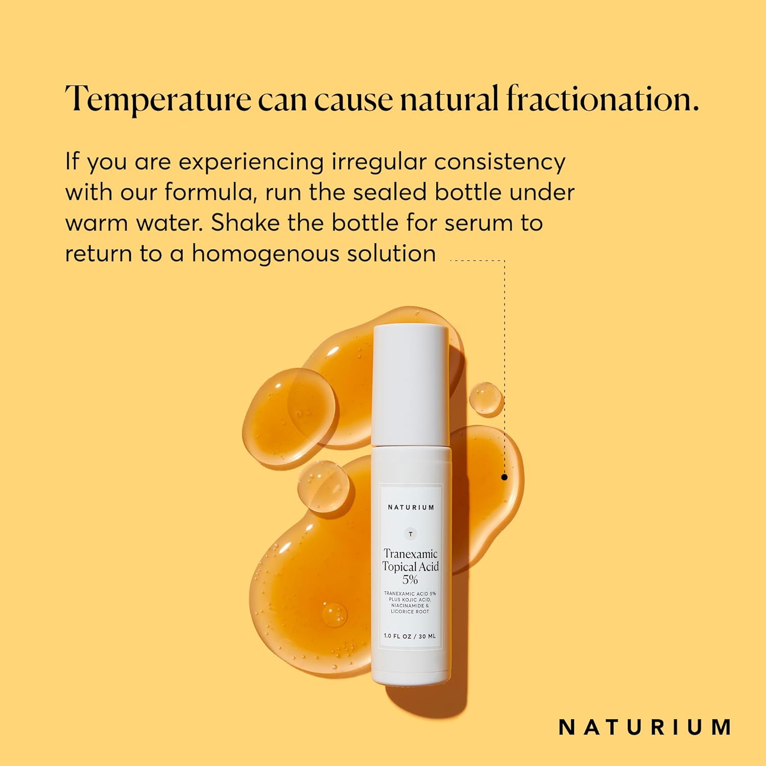 Naturium Tranexamic Topical Acid 5%, Face & Skin Care, with Kojic Acid, Niacinamide & Licorice Root, 1 oz - Image 2