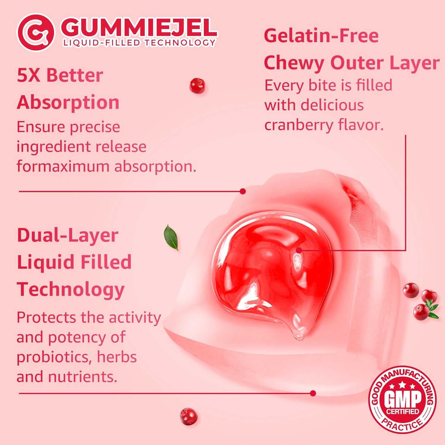 Menopause Gummies Supplement for Women w/ Red Clover, Black Cohosh for Hot Flashes, Menopause Support Vitamins + Ashwagandha Probiotics, Over 50 Hormone Support Balance Gummies Sugar Free, Vegan 60ct - Image 6