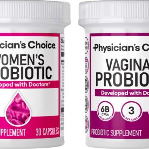 Physician's CHOICE Feminine Power Duo Bundle - Vaginal Probiotic + Womens Probiotic Bundle