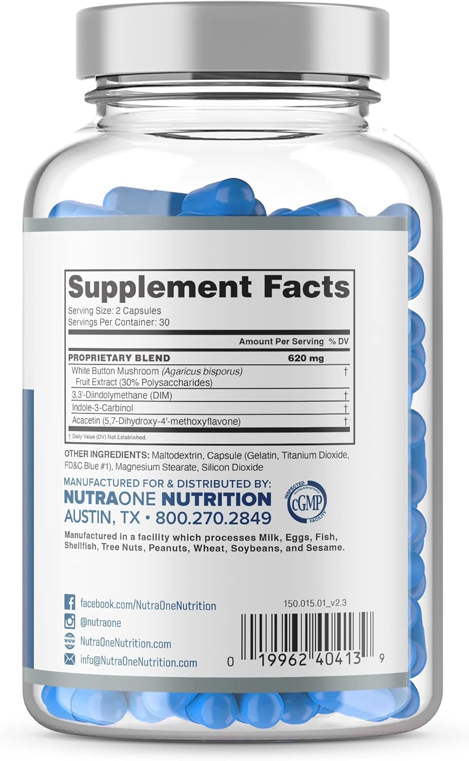 NutraOne EstroOne Hormone Support for Men Natural Strength, Mood, and Drive Support* (60 Capsules) - Image 3