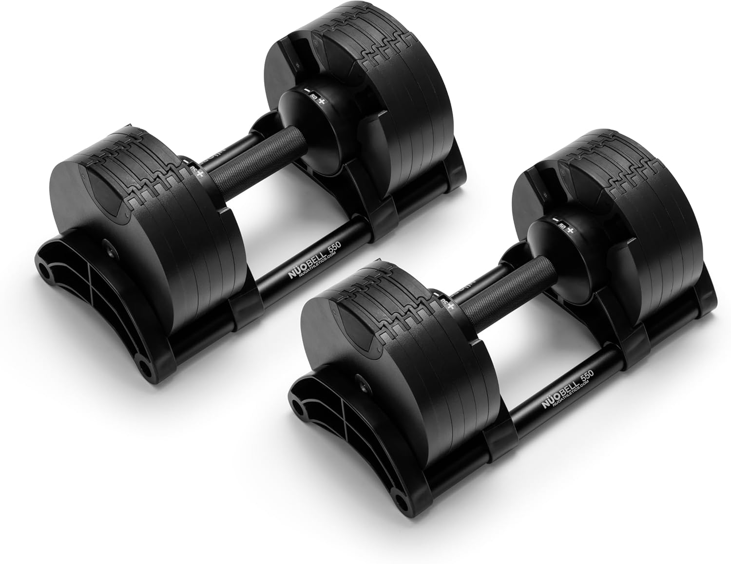 NÜOBELL® Adjustable Dumbbell Set, 5-50 LB or 5-80 LB, Easy Twist 2024-25 Model, All-In-One Weights Set (Pair) for Home, Original Manufacturer - Image 4