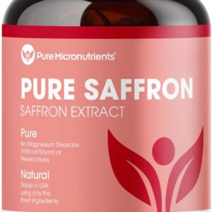 Saffron Supplements - 100% Pure Saffron Extract Capsules - Boost Energy & Mood, Support Eye & Heart Health