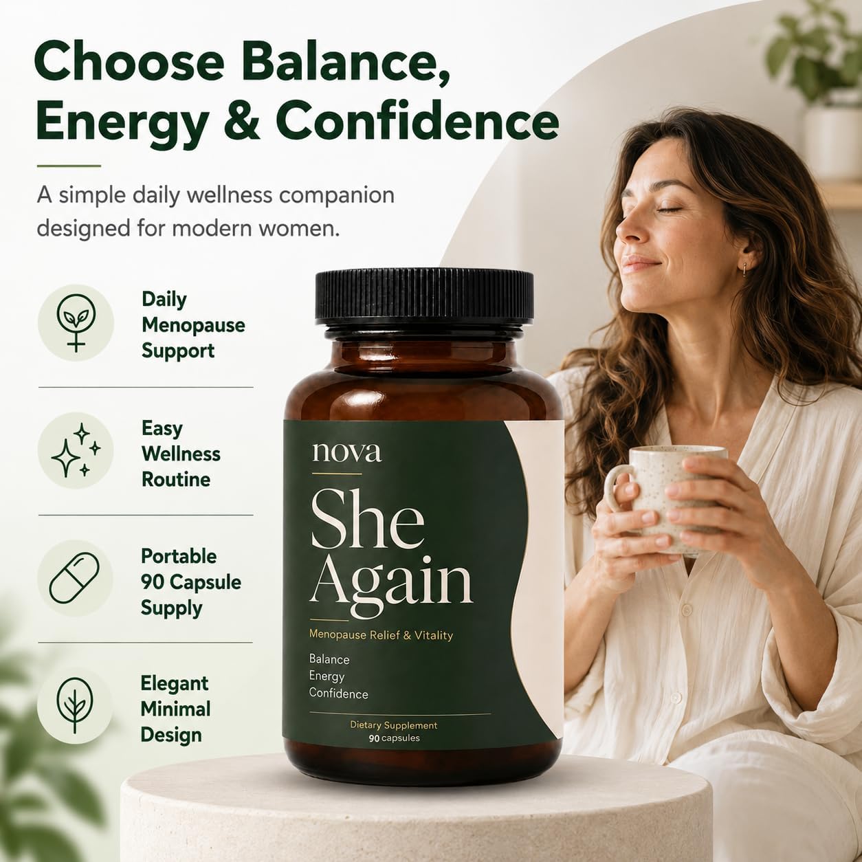 Nova She Again Women’s Balance,90 Count - Image 3