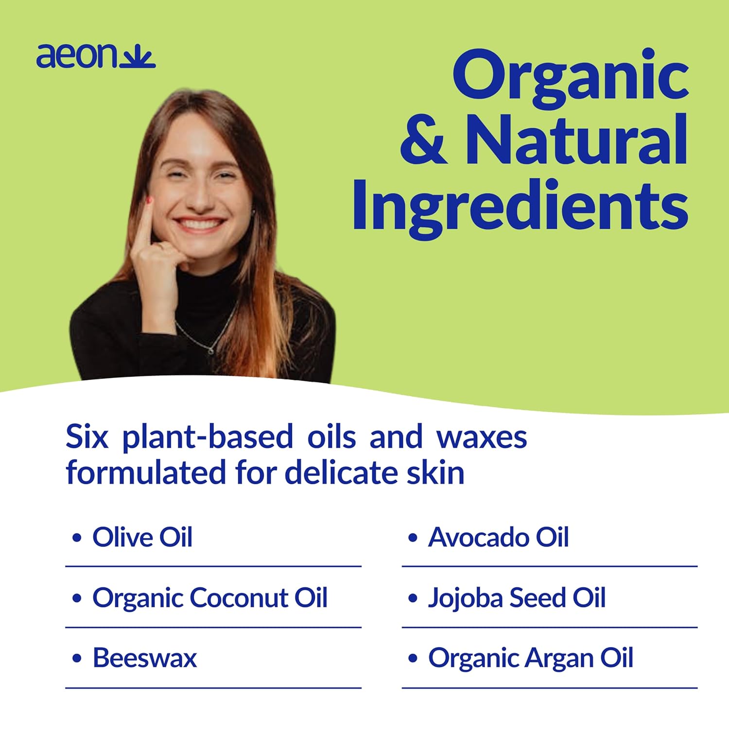Aeon Vulva Balm – Organic External Vulvar Moisturizer for Daily Comfort & Dry, Sensitive Skin – Organic Argan & Coconut, Jojoba, Olive, Avocado Oils + Beeswax – Hormone Free, Fragrance Free - Image 4