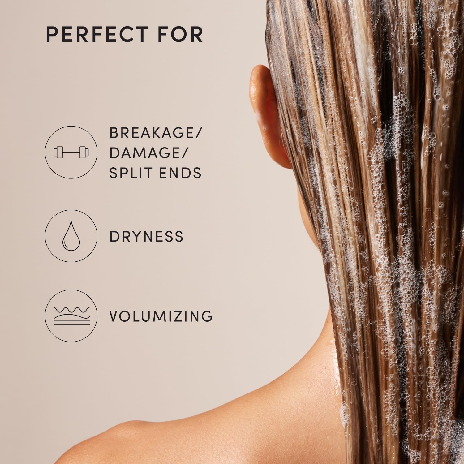 OUAI Fine Hair Shampoo - Biotin Thickening Shampoo for Flat, Thin Hair - Volumizing & Strengthening Keratin & Chia Seed Oil for Women & Men - Lightweight, Color-Safe, Sulfate Free, 10 Oz - Image 5