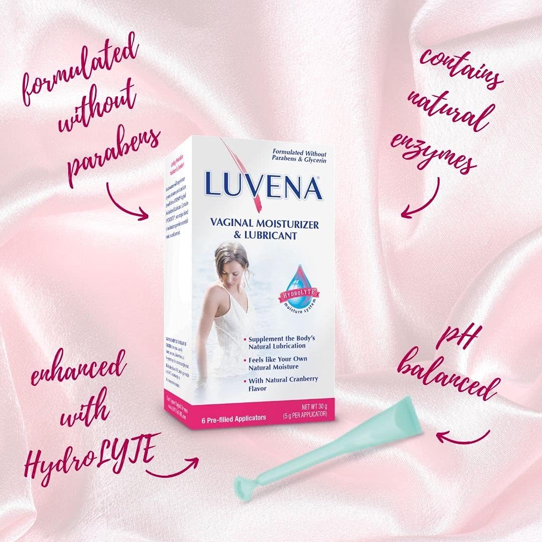 LUVENA Vaginal Moisturizer for Women, Long-Lasting, Intimate Care, Feminine Hydration, Menopause Support, Relieve Dryness & Irritation, Pre-Filled Applicators, pH Balanced, Water-Based, 30g (1 pack) - Image 2