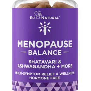 Premium Menopause Supplement for Women - Menopause Balance with Shatavari, Ashwagandha, L-Theanine & Holy Basil - Holistic Multi-Symptom Menopause Support & Hot Flash Relief - 60 Vegetarian Capsules
