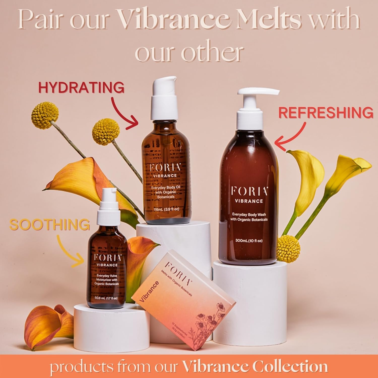 FORIA Vibrance Melts - Organic, Fragrance- Free, Natural Moisturizing Vaginal Suppositories - 12 Count - Image 6