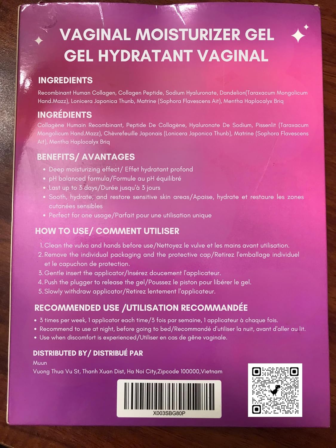 Muun Vaginal Moisturizer - Pack 12 Immediate Intimate Hydration - Dryness Burning Itching Discomfort Relief with Hyaluronic Acid - pH Balance - Estrogen & Hormone Free, Long-Lasting - Image 9