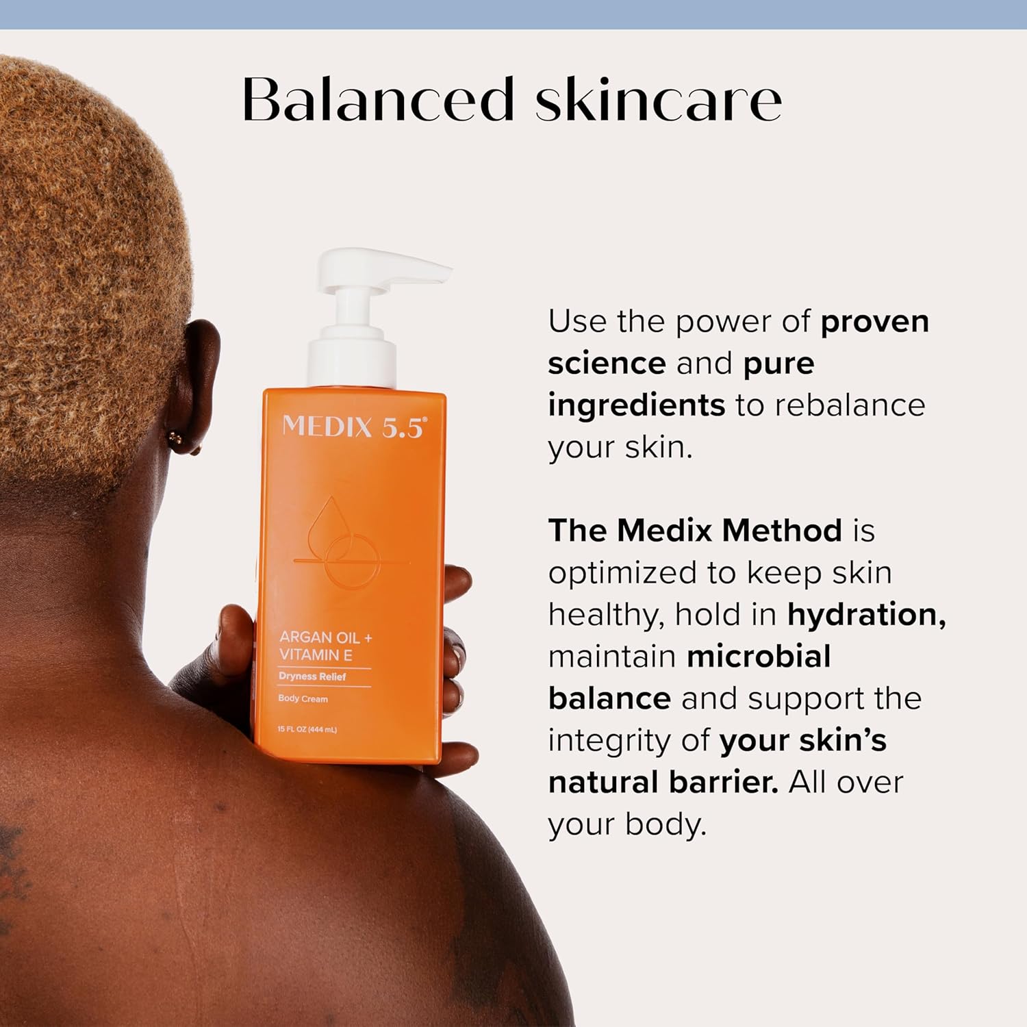 Medix 5.5 Argan Oil Cream + Vitamin E Anti Aging Skin Care Moisturizer Body Cream | Firming Body Lotion Reduces Look Of Wrinkles, Cellulite, Crepey Skin, & Uneven Skin Tone For Women & Men, 15 Fl Oz - Image 6