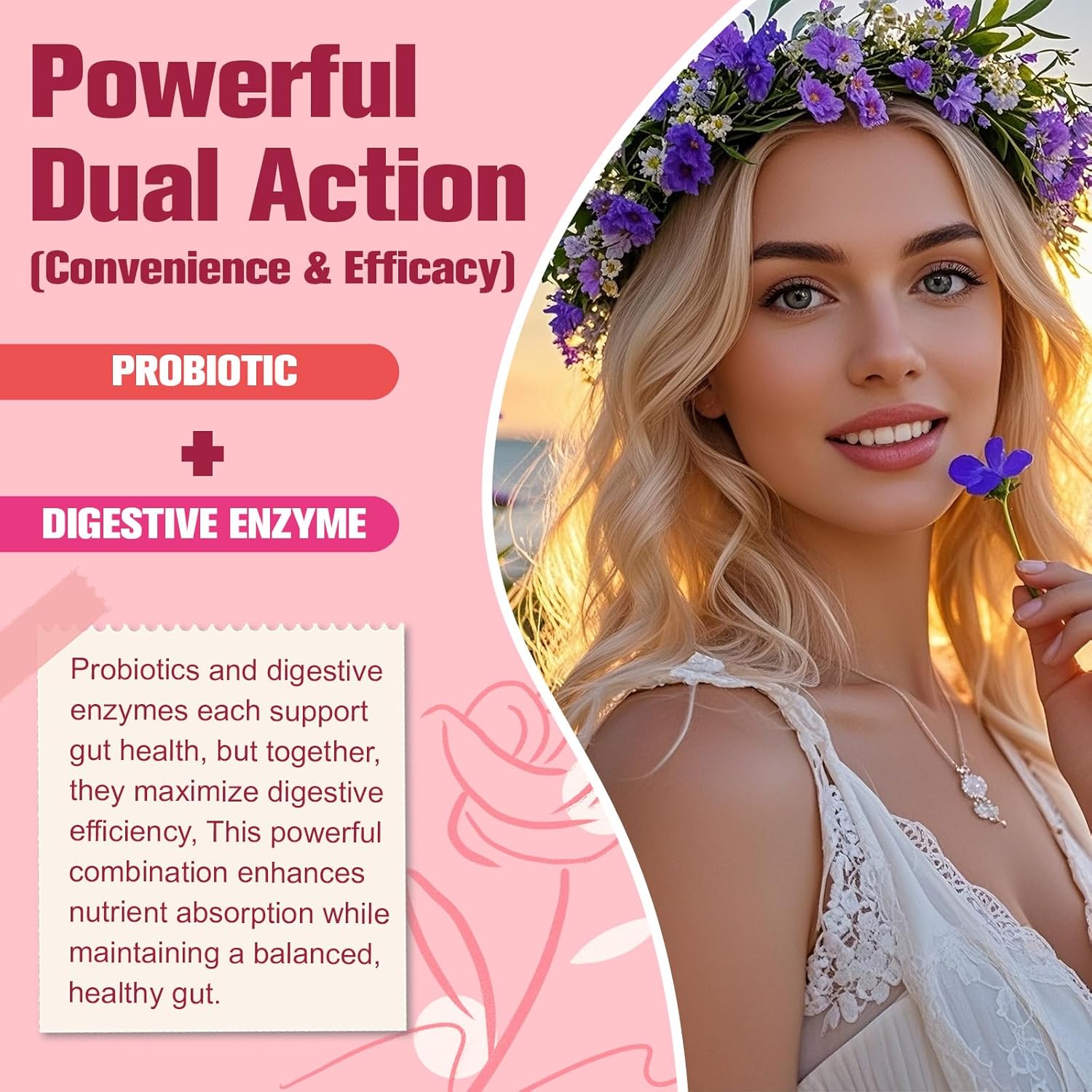 Totaria Probiotics for Women, 120 Billion Women Probiotic, with Akkermansia, Digestive Enzymes & Prebiotics, Cranberry, D-Mannose, for Gut, Vaginal, Urinary, Immune, PH Balance, 120 Vegan Capules - Image 6