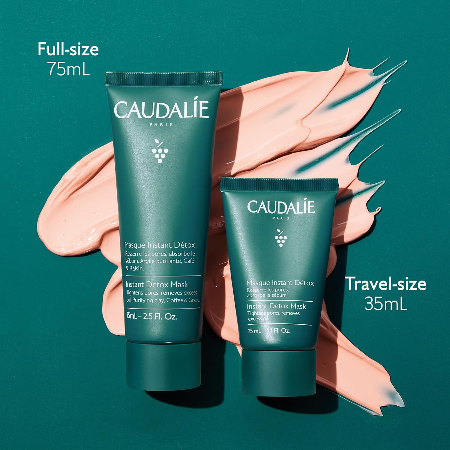 Caudalie Instant Detox Mask Pore Minimizing - Visibly Eliminates Excess Sebum and Visibly Tightens Pores in as Little as 10 Minutes - Image 7