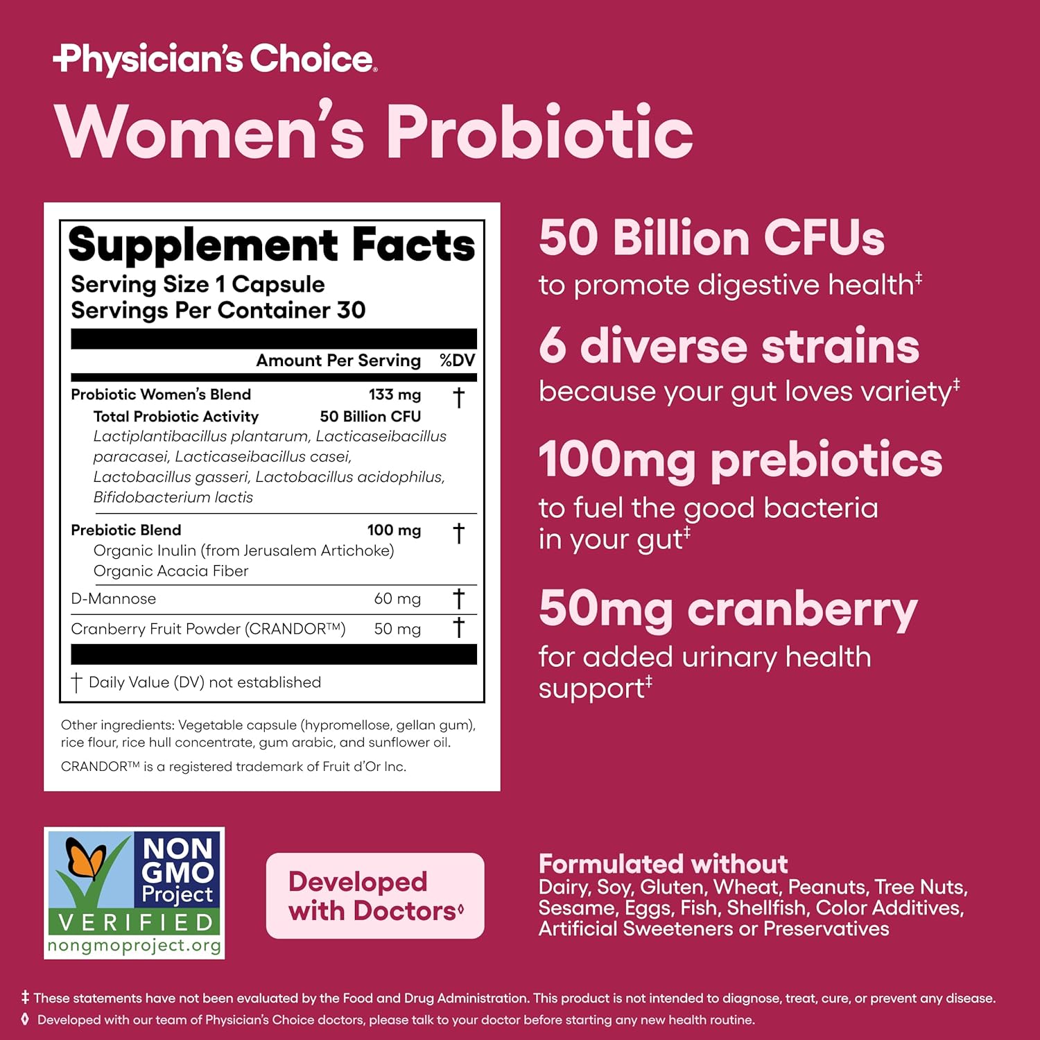 Physician's CHOICE Feminine Power Duo Bundle - Vaginal Probiotic + Womens Probiotic Bundle - Image 6