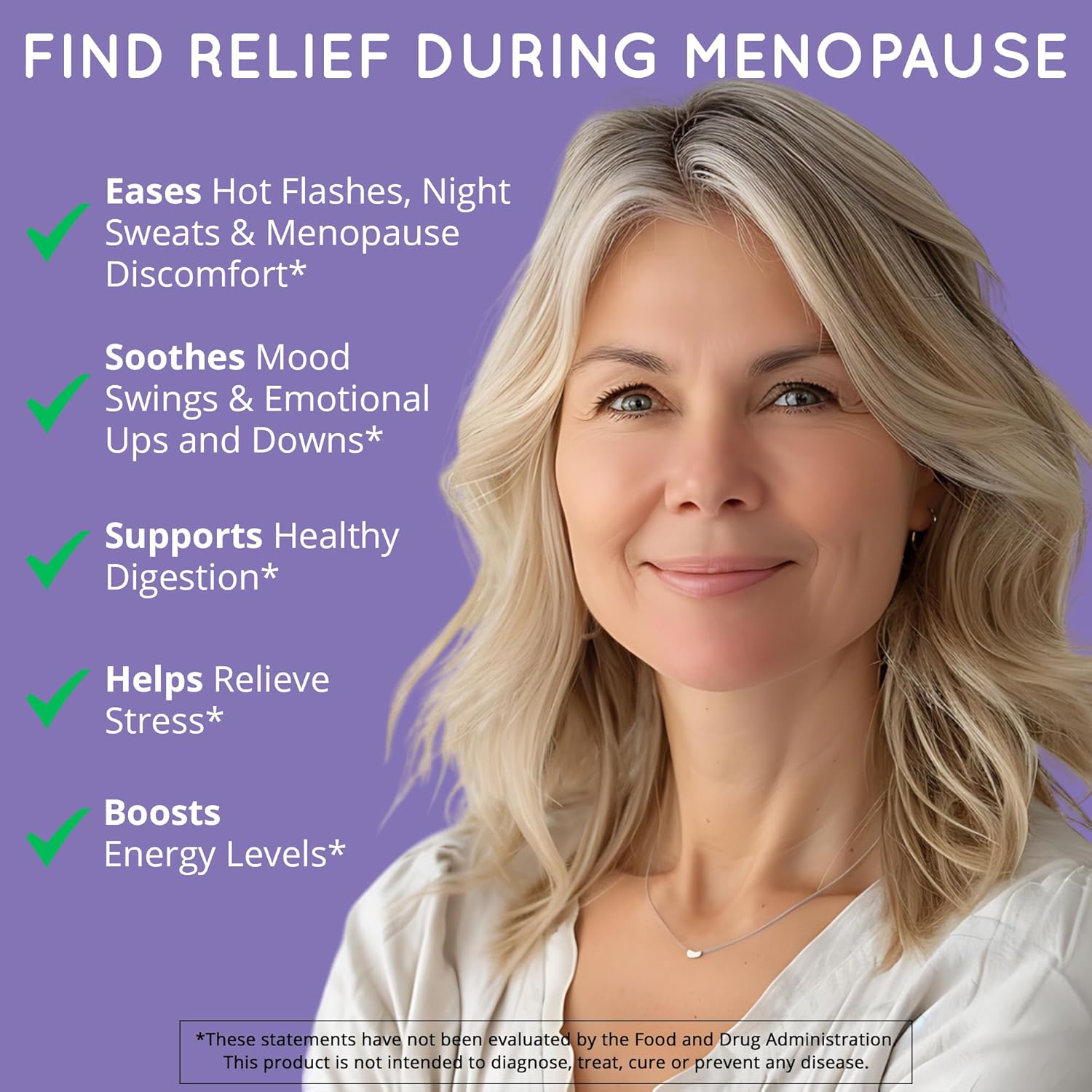 Menopause Supplements for Women – Estrogen Metabolism for Hot Flashes & Night Sweats | DIM + 10 Billion CFU Probiotics Blend with Dong Quai | Mood Swings & Hormone Balance Support, 60 Ct - Image 2