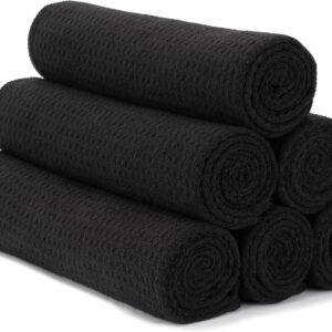 S&T INC. Microfiber Gym Towels, Yoga Towel for Home and Gym Bag, 16 Inch x 27 Inch, 6 Pack